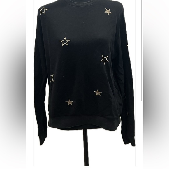 ontwelfth Sweaters - Black sweater with gold stars